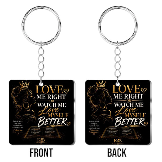 Keychain: Love Myself Better